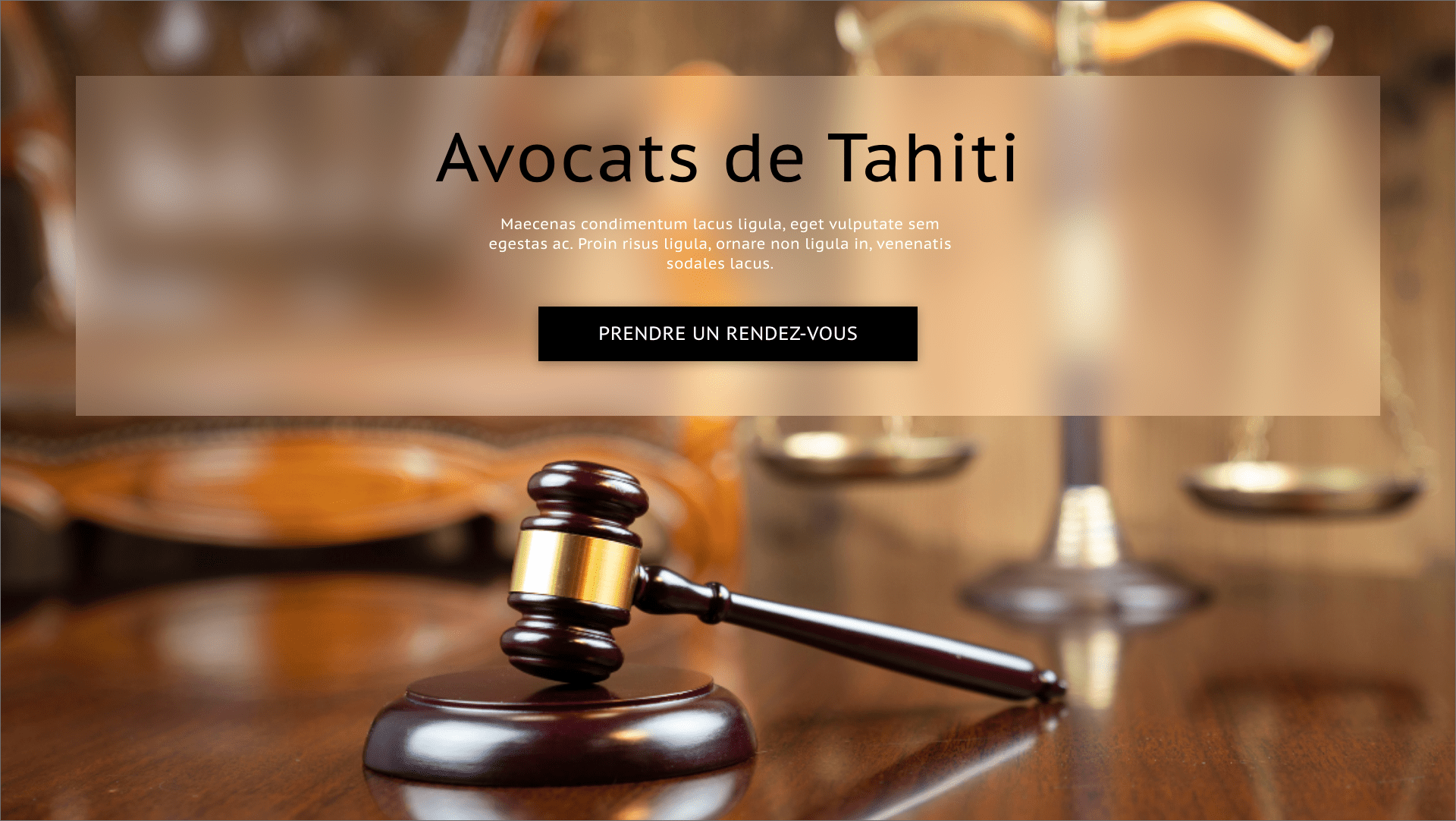 mockup lawyer website weezible Tahiti